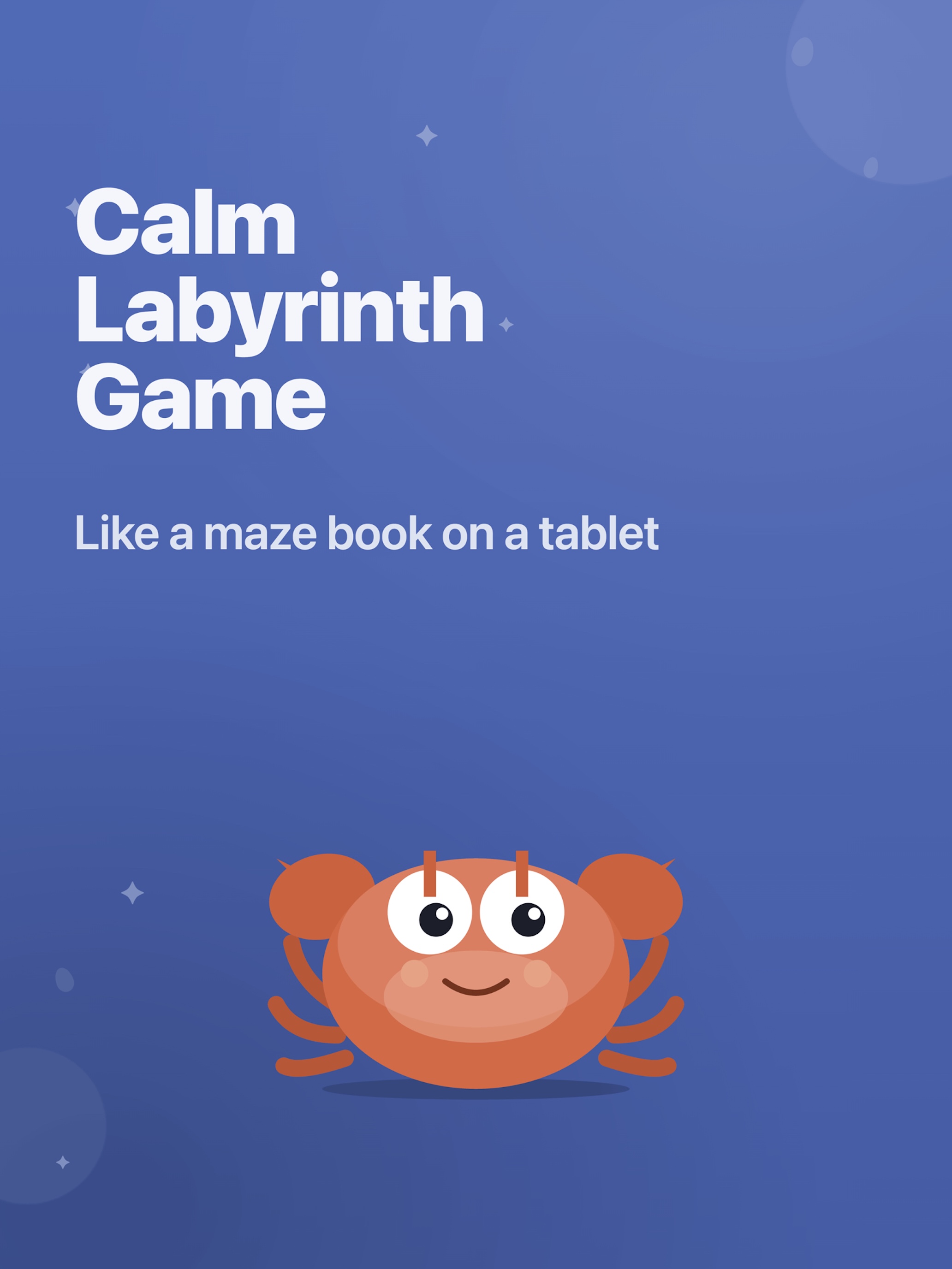 Denny's Maze App Store style screenshot on iPad